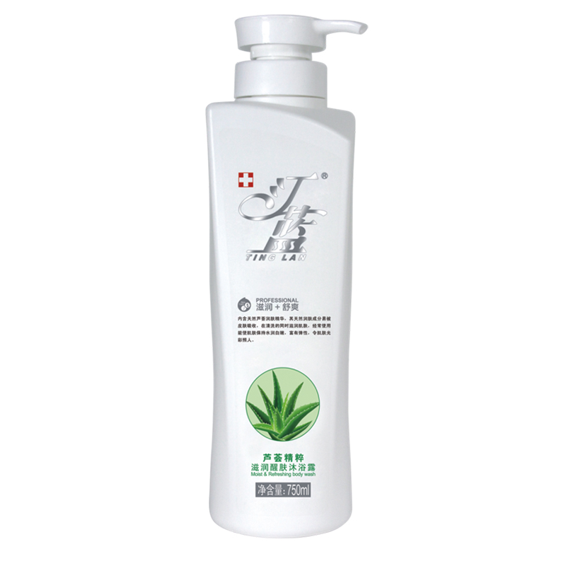 汀蓝芦荟滋润舒爽醒肤沐浴露 750ml