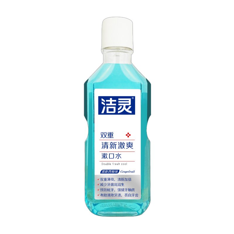 洁灵双重清新激爽漱口水280ml